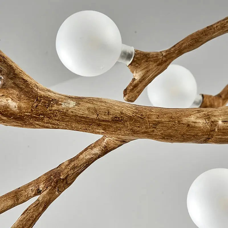 Nordic Retro LED Chandelier Tree Branch - Lamps