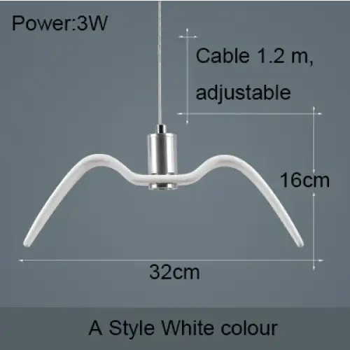 Nordic Seagull Led Birds Chandelier Ceiling Pendant Lamp - Ceiling Lamp