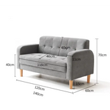 Nordic Style Double Modern Couch Sofa - Sofa