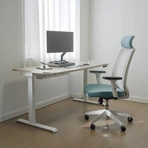 Ergonomic Chair with Lumbar Support - Cyan Blue - Ergonomic Chair