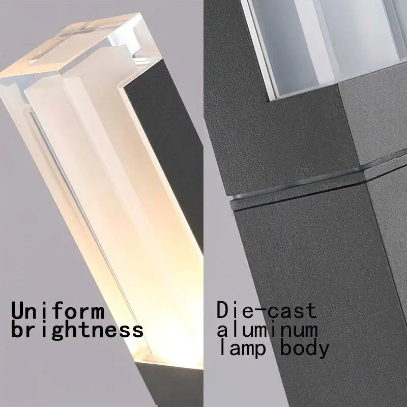 Outdoor Waterproof Aluminum Pillar Lawn Light - Lamps