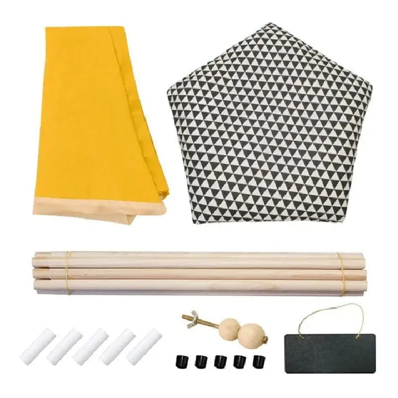 Pet Teepee Tent Washable Portable House with Cushion - pet bed