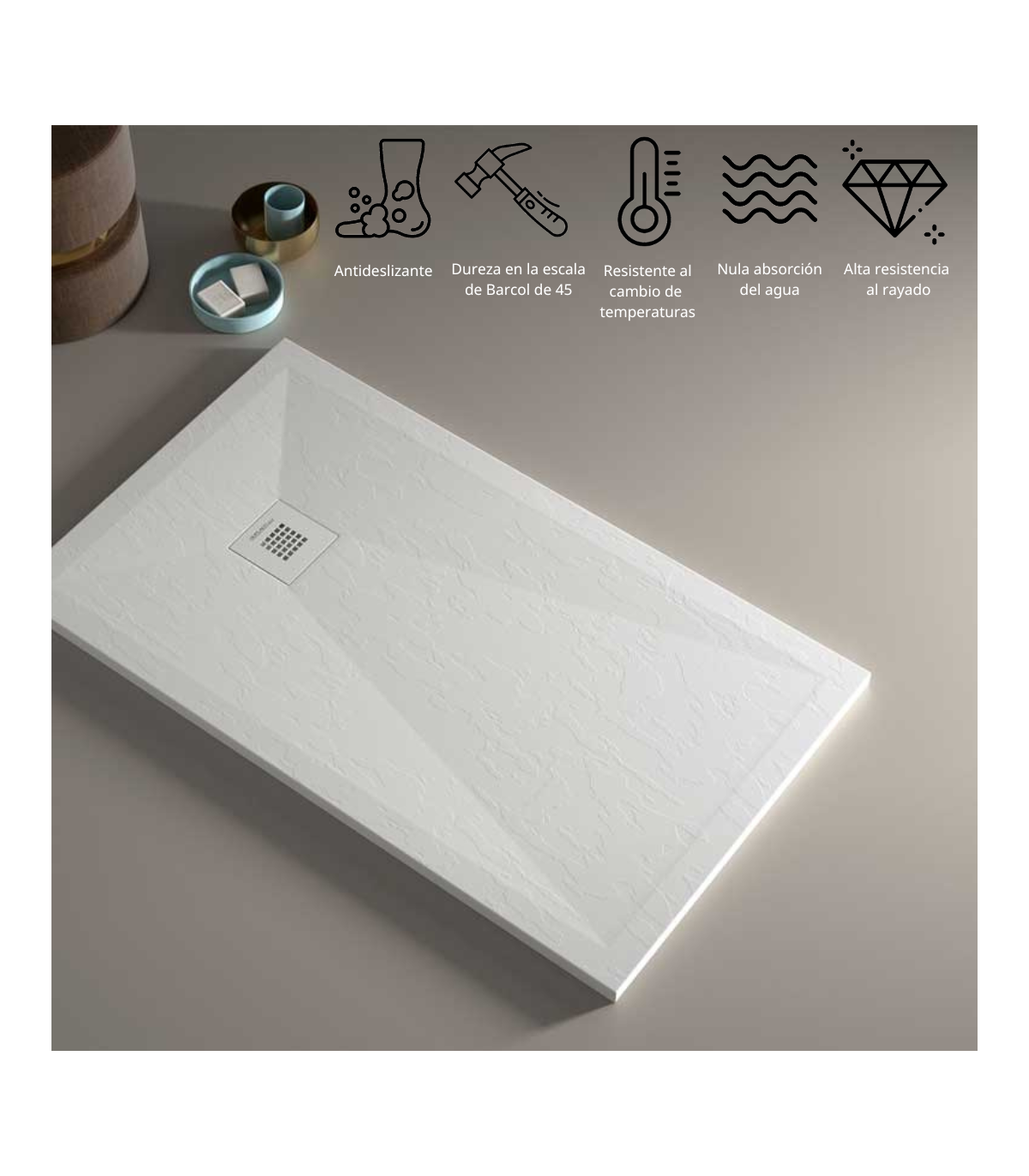 Classic Shower Tray Smooth Texture
