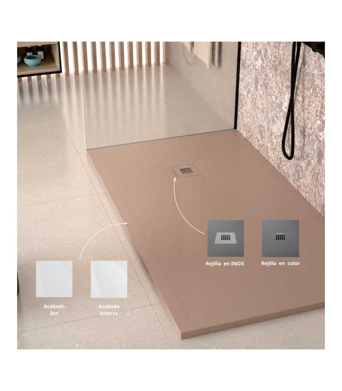 Classic Shower Tray Smooth Texture