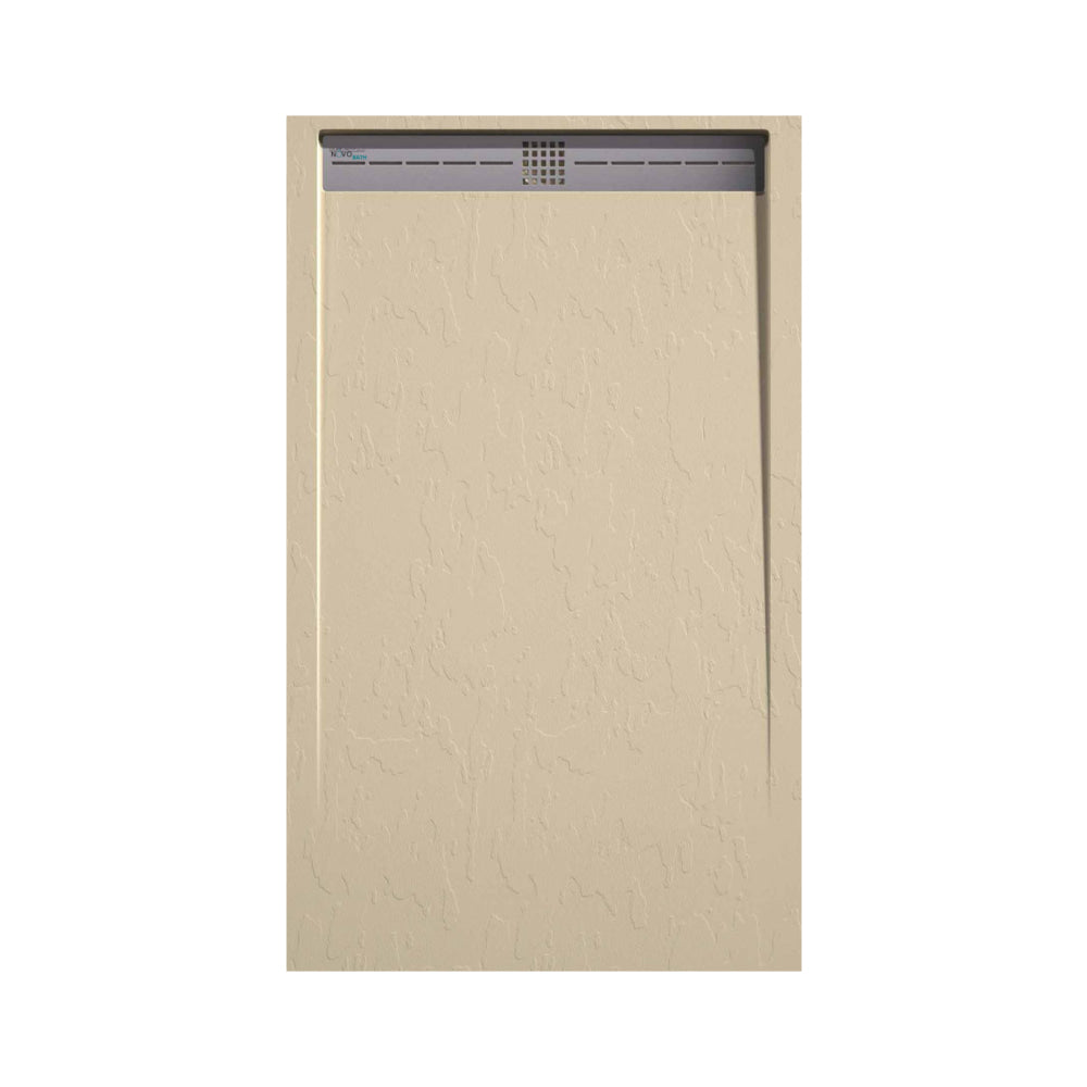 Lime Shower Tray Slate Texture