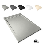Large Shower Tray Slate Texture