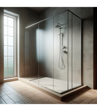 Large Shower Tray Slate Texture