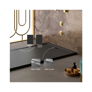 Lime Shower Tray Smooth Texture - Bathroom