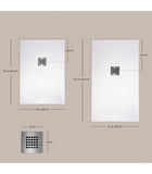Rota Shower Tray Slate Texture