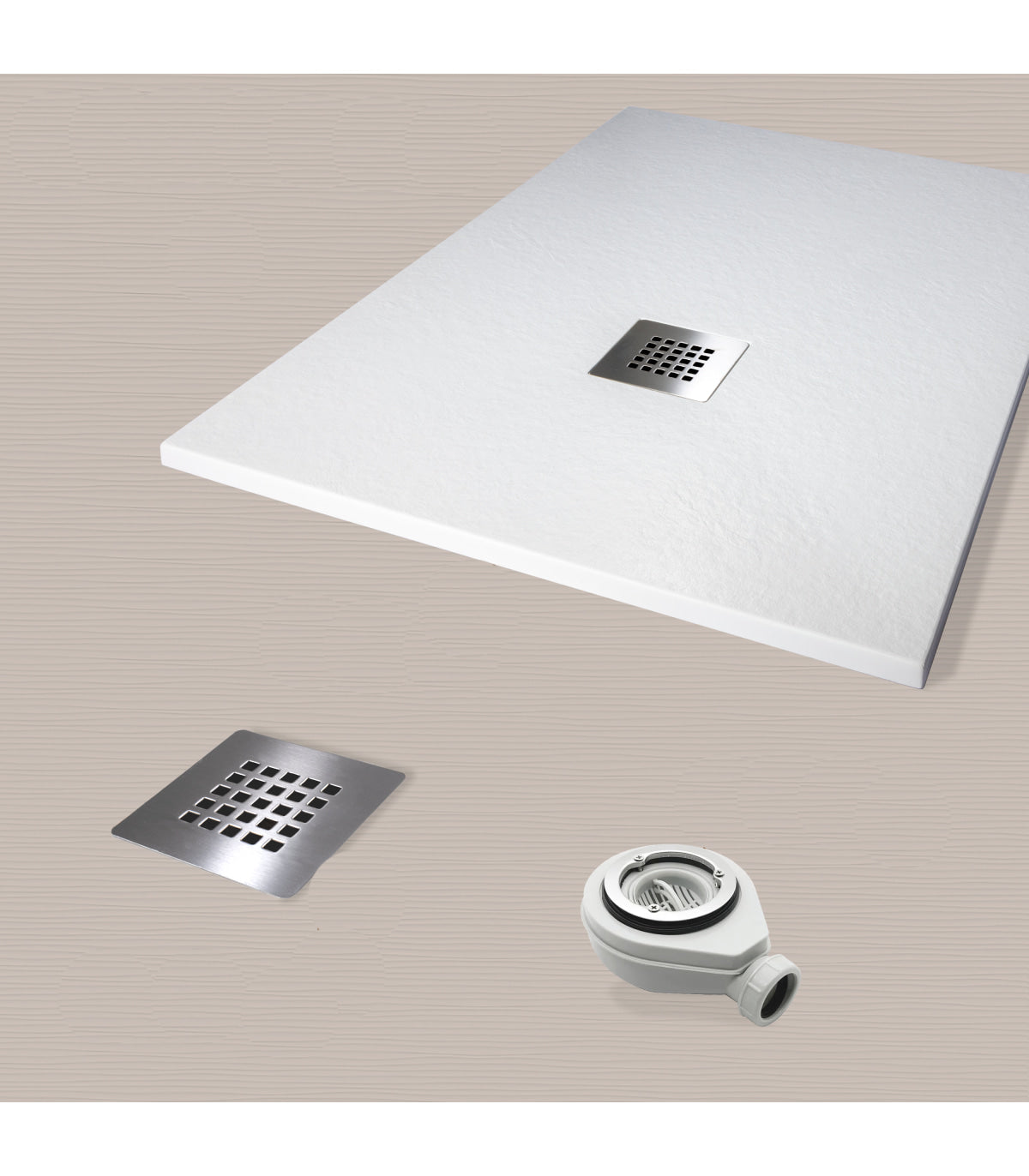 Rota Shower Tray Slate Texture