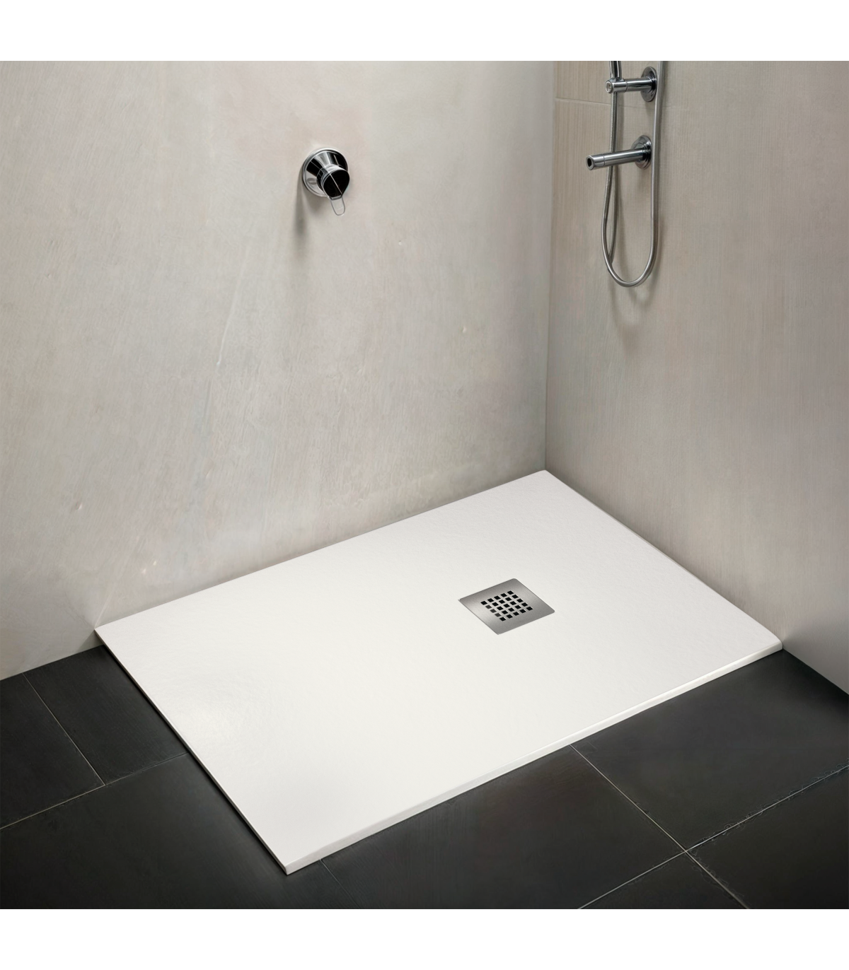 Rota Shower Tray Slate Texture