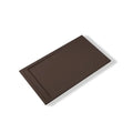 Saona Chocolate Shower Tray with Hidden Drain Slate Texture - Platos de ducha