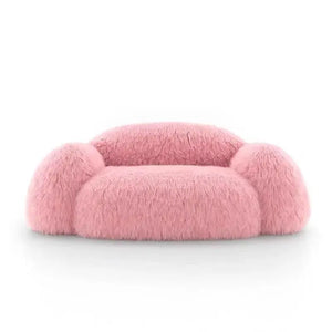 Modern Plush Nordic Minimalist Compressed Sofa - Double Seat - Compressed Sofa