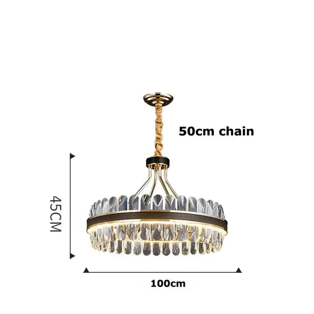 Postmodern Oval LED Chandelier Contemporary Lighting - view 9