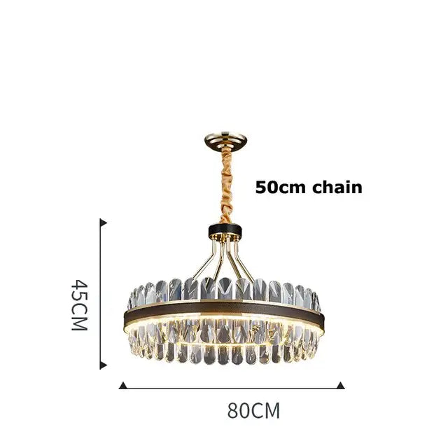 Postmodern Oval LED Chandelier Contemporary Lighting - view 8