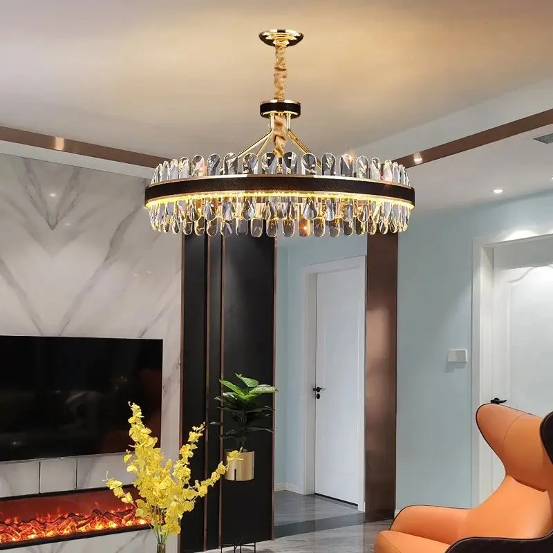 Postmodern Lighting Round Oval LED Chandelier - Lamps