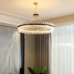Postmodern Oval LED Chandelier Contemporary Lighting - view 3