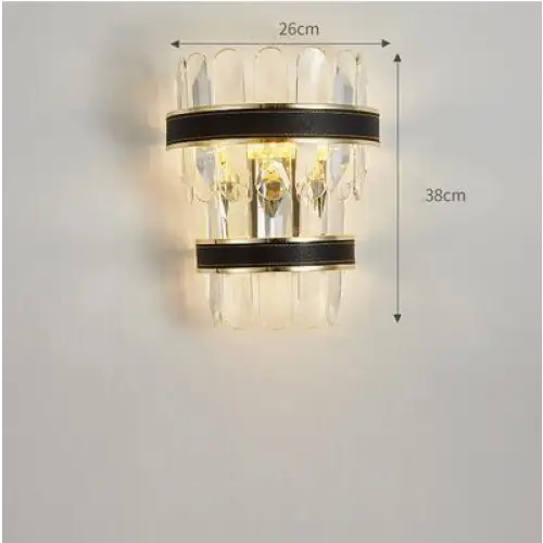 Postmodern Lighting Round Oval LED Chandelier - Wall Lamp / Gold frame / Warm light - Lamps