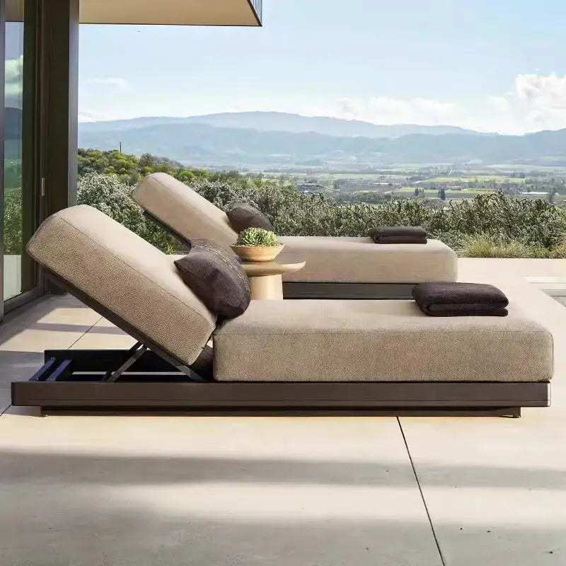 Modern Aluminum Outdoor Modular Sofa 3-Seater Weatherproof - view 3