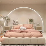 Puff Cloud Tatami Aesthetic Minimalist Solid Wood Bed Frame - Bedroom