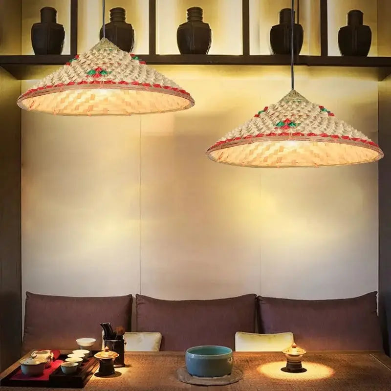 Rattan Straw Multi Style Pendant Lamp - Ceiling Lamp
