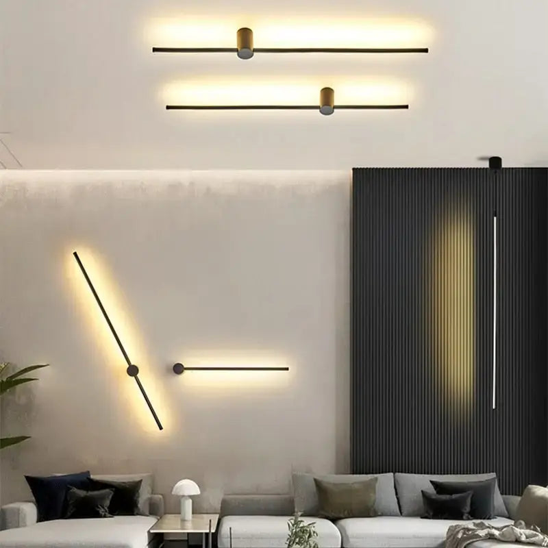 Remote Nordic Minimalist Modern Wall Lamp Ceiling Light