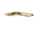 Reversible L-shaped with Upper Drawer