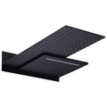 Shower Head Waterfall 2-Way Matte Black | IMEX - Bathroom Product