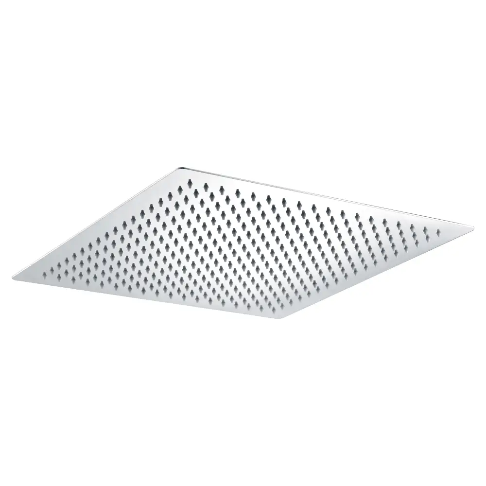 Square chrome shower head 40x40cm modern bathroom rociador fixture