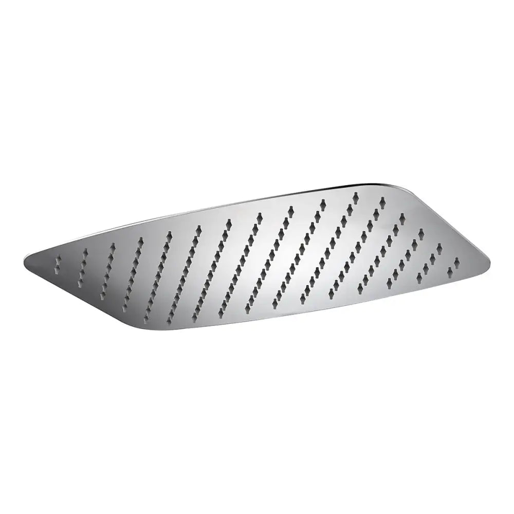 Chrome rectangular shower head modern design 25x40cm bathroom fixture