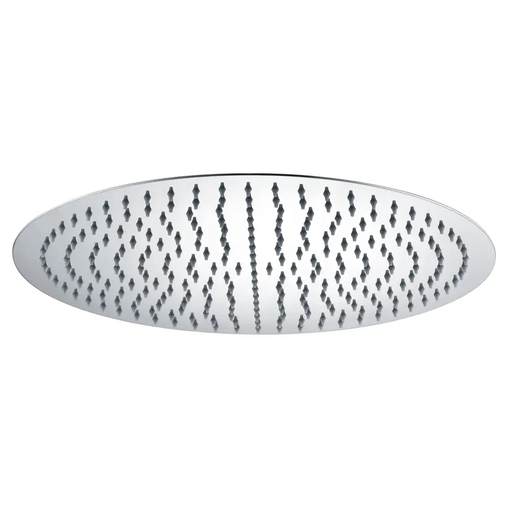 Round chrome shower head 40mm modern bathroom sprayer closeup