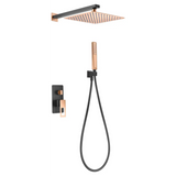 Set Shower Concealed Single-Handle Sweden Black Rose | IMEX - Shower Set