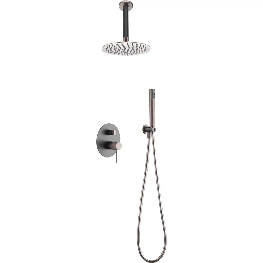 Set Shower Concealed Single-Handle Top Gris Champagne | IMEX - Shower Set