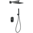 Conjunto De Ducha Empotrado Termostático Hidra Negro Mate - Shower Set