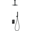 Conjunto De Ducha Empotrado Termostático Portugal Negro Mate - Shower Set