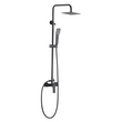 Set Shower Single-Handle Art Black Gun Metal | IMEX - Shower Set