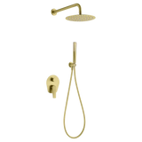 Set Shower Single-Handle Concealed Delos Brushed Gold | IMEX - Shower Set