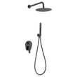 Set Shower Single-Handle Concealed Delos Matte Black | IMEX - Shower Set
