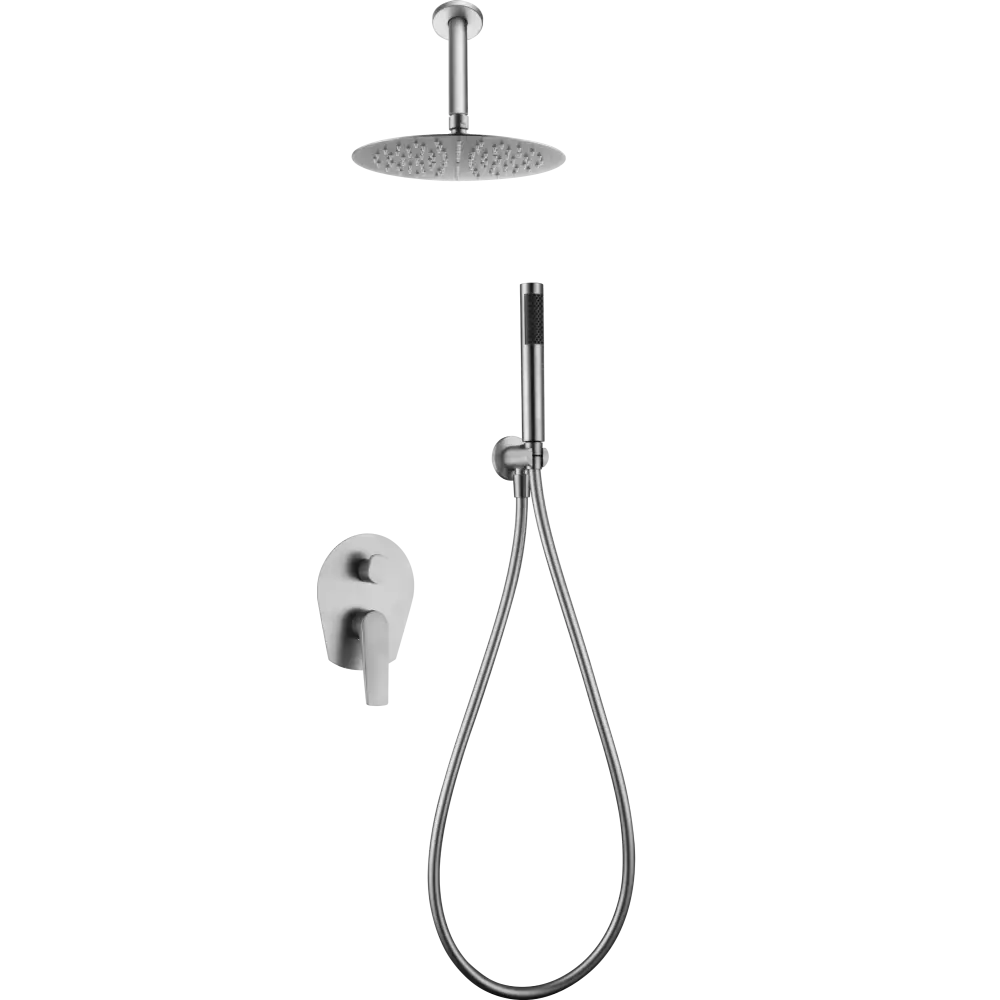 Set Shower Single-Handle Concealed Paros Steel 316 | IMEX - Shower Set