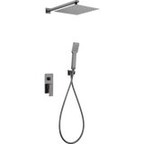 Set Shower Single-Handle Concealed Pisa Black Gun | IMEX - Shower Set