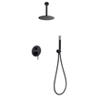 Set Shower Single-Handle Concealed Tívoli Matte Black | IMEX - Shower Set