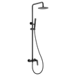 Set Shower Single-Handle Delos Matte Black | IMEX - Shower Set
