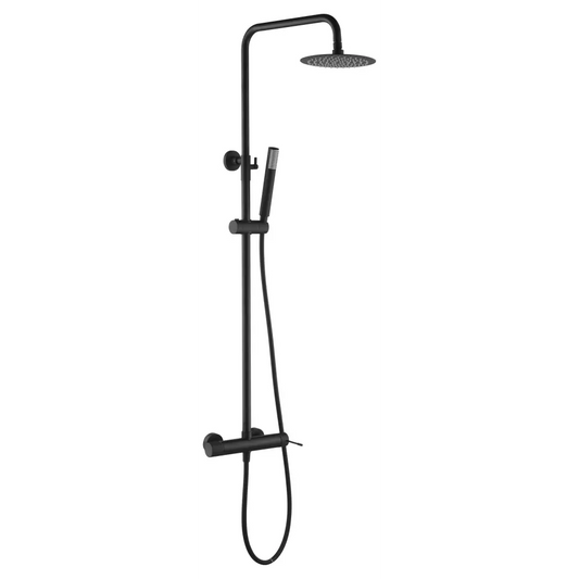 Set Shower Single-Handle Line Matte Black | IMEX - Shower Set