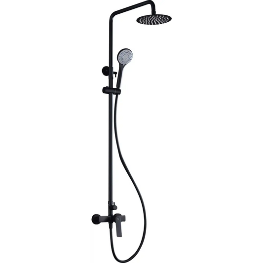 Set Shower Single-Handle Lúxor Matte Black | IMEX - Shower Set