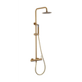 Set Shower Single-Handle Monza Brushed Gold | IMEX - Shower Set