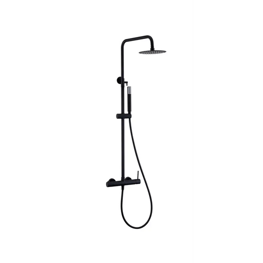 Set Shower Single-Handle Monza Matte Black | IMEX - Shower Set