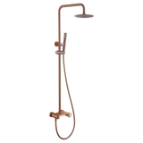 Set Shower Single-Handle Olimpo Brushed Rose Gold | IMEX - Shower Set