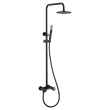 Set Shower Single-Handle Olimpo Matte Black | IMEX - Shower Set