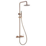 Barra de Ducha Monomando Line Oro Rosa Cepillado