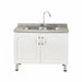 100cm double door double basin